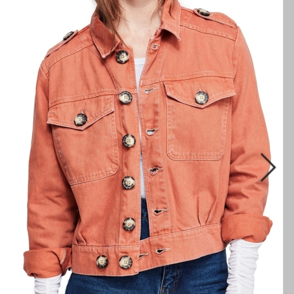 Free People Eisenhower denim jacket